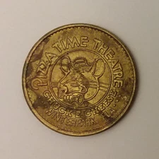 Chuck E. Cheese Pizza Time Theatre 1981 Winterpark, FL Arcade Game Token 24mm