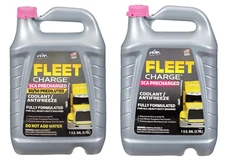 Peak Fleet Charge SCA Precharged Coolant/Antifreeze; Pink/Fuchsia; FS or 50/50