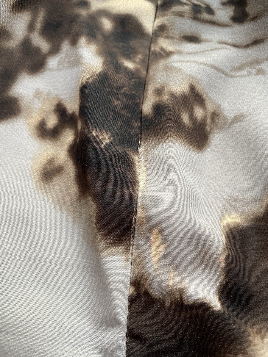 Prada Vintage Archive Fall 2004 Roman Ruins Landscape Print Skirt