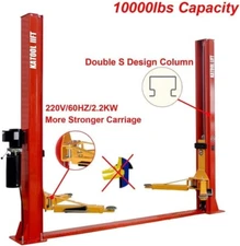 10000 lbs Two Posts Lift Auto Lift Shop KT-H100 Auto Lift Pickup In Warehouse