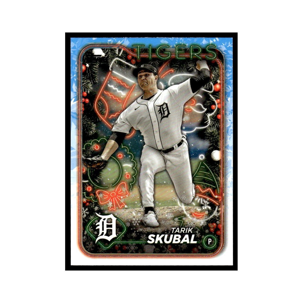 Tarik Skubal 2024 Topps Holiday #H144 Detroit Tigers Baseball Card