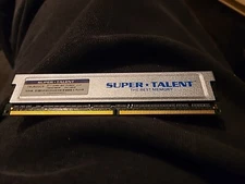 Super Talent PC2-6400 (DDR2-800) 2 GB DIMM 800 MHz PC2-6400 DDR2 SDRAM Memory...