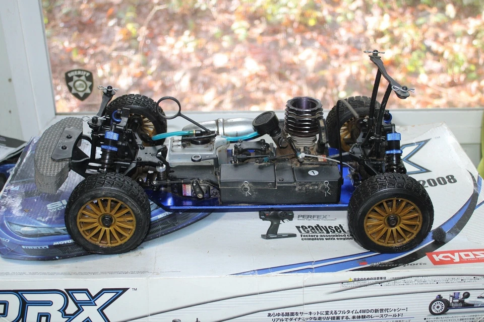 Kyosho RC DRX 2008 Subaru Impreza WRC STi remote control hobby  collectable - Image 2 of 4