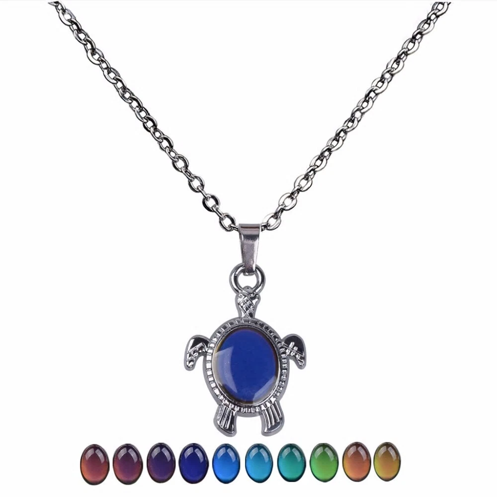 Changing color deals necklace mood