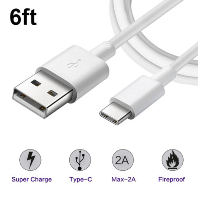 Fast Charging Lg Stylo Charging Cord 6ft USB Cable 18W Fast Home