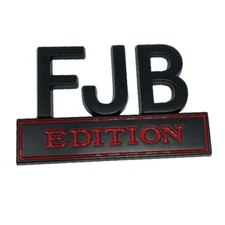 1x Car body 3D FJB EDITION decoration emblem badge nameplate decal for Cadillac