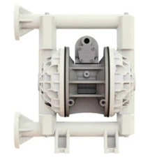 Versamatic 1" Air operated Diaphragm pump, Kynar/Teflon, Flanged, PN#E1KA5F5T9C