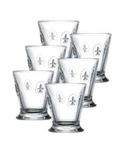 La Rochere Fleur De Lys 9-ounce Tumbler, Set of 6   New in Opened box !!!!!