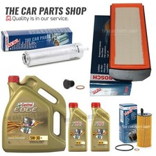 FOR BMW 330D 3.0 M-SPORT F30 BOSCH SERVICE KIT BOSCH FUEL OIL AIR & 7L CASTROL