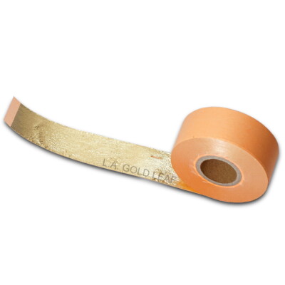 L.A. Gold Leaf: Imitation Gold Leaf Roll - 246' Length (1/2'' to 6'' Width)