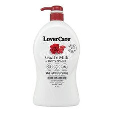 LoverCare Goat's Milk Body Wash 40.7 fl oz (1200ml)