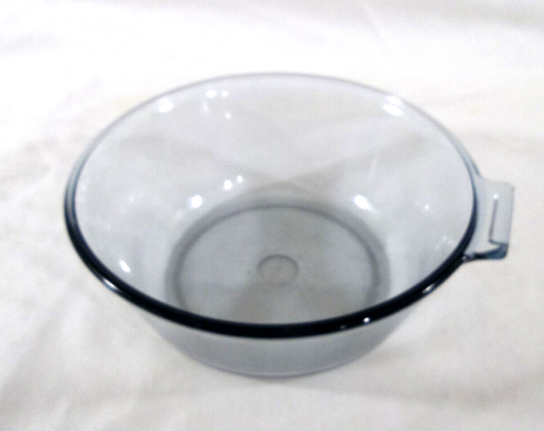 Vintage 1940's? Pyrex Top of Stove Flameware Blue Glass 8" Saucepan #833-B - Picture 4 of 9
