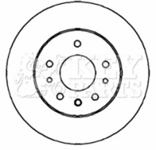 Genuine Key Parts KBD4318 Brake Disc Pair (Front)