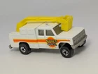 Vintage Hot Wheels Workhorses 1984 Mark's Phone Truck White W/ Boom Missing Man