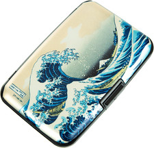 Credit Card Holder RFID Blocking Wallet for Women Men Small Mini Metal Slim