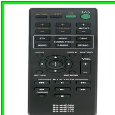 Sony Audio Video System Replacement Remote RM-ANP109 for Home Theater
