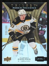 2019-20 Upper Deck Trilogy #53 Karson Kuhlman RC /999