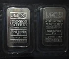 Johnson Matthey TD Bank Two 1oz Silver Bars Mint Sealed With Consecutive Serials