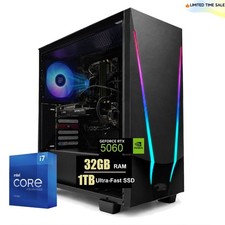 Gaming PC Desktop Computer i7, Up to 64GB RAM...