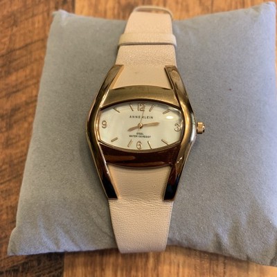 Anne Klein Watch Bracelet Women AK1086 Oval Rose Gold Tone Pink New Battery 8.5 