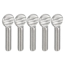 20pcs 1/4-20 x 1" Thumb Screws 304 Stainless Steel Fully Thread Screw