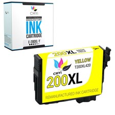 1PK Yellow T200XL Ink Cartridge for Epson 200XL 200 XL XP WF XP410 WF2520 XP300