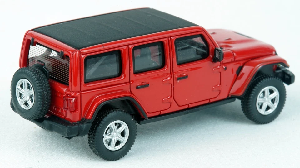 MicroCity87 Jeep Wrangler - Red #MC-870015 HO 1/87 Scale - Image 2 of 4