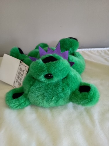 VTG Grateful Dead Teddy Bear 12” Green Jointed Liquid Blue Plush Steven Smith - Picture 15 of 20
