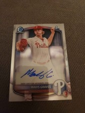 2025 Bowman Chrome - Prospect Autographs Mavis Graves, Mavis Graves #CPA-MG (AU,