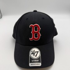 47 BRAND Boston Red Sox MVP Hat MLB Men Women Baseball Cap Navy Blue Adjustable