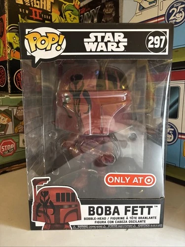 Funko Pop! Vinyl Jumbo: Star Wars - Boba Fett (10 in) (Burgundy) -Target