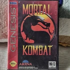 Mortal Kombat (Sega Genesis, 1993) Complete Authentic Game CIB With Manual