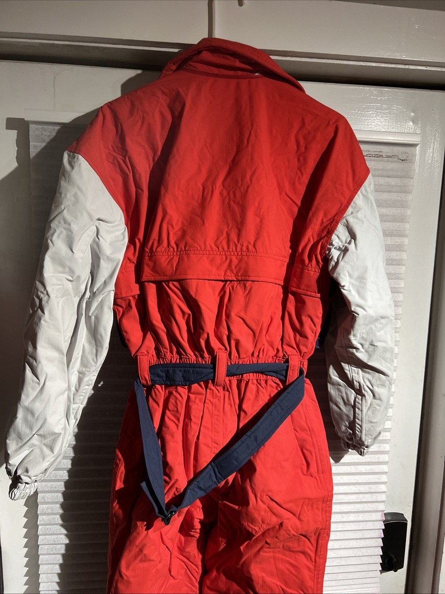 Spyder Ski Suit One Piece Snowsuit Entrant Snow Bib Jumpsuit Vtg