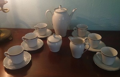 Vtg Kahla, German Democratic Republic, Demitasse Set Of 15 Pcs