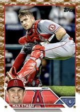 2023 Topps #85 Max Stassi Memorial Day Camo #/25