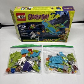 🔥LEGO Scooby-Doo Mystery Plane Adventures 75901 with Box & Manual Missing Pcs
