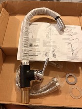 Yanksmart Black Chrome and Silver Kitchen Tap. Brand New