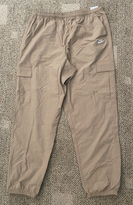 Nike Club Cargo Pants Woven Nylon Lightweight Khaki HJ1990-297