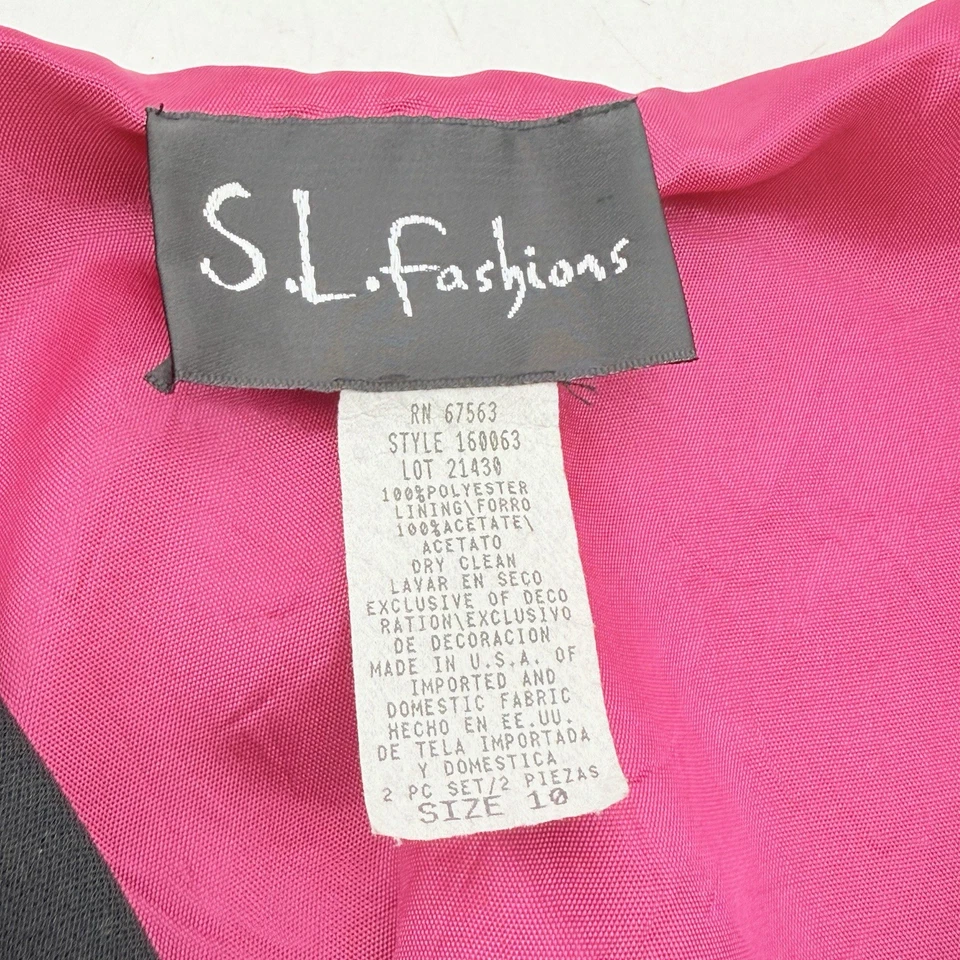 Vintage S.L. Blusa Floral Moda Cuello Redondo Mujer 10 Top Negro Bloomcore Foto 4 de 4