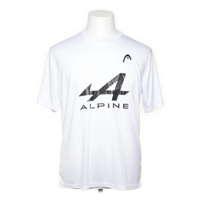Alpine, T-shirt, Größe: M, Weiß, Polyester, Print, Herren #Sou