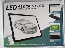 A3 LED Light Board Rechargeable Tracing Pad with 6 Level Dimmable Brightness