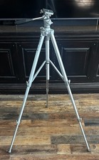 Vintage Velbon VGB-3 Heavy Duty Aluminum Tripod w/ 3-Way Pan Tilt Head