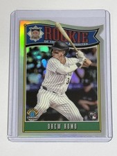 2025 Bowman Baseball Chrome ROY Favorite Drew Romo #ROY-9 RC Die-Cut Rockies