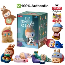 POP MART The Monsters 1:00 A.M. Series Blind Box Plush Pendant in Stock, Random