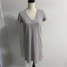 Madewell Northside Vintage V-Neck Tee Dress Violet Dusk Sz XS