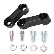 Motorcycle Mirror Adapter, 10mm 8mm Rearview Mirror Extender Kit for Handlebar