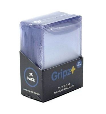 Gripz+ Toplader Koffer - transparent 3x4 Zoll - 40 Packungen 1000 Toploader - neu versiegelt