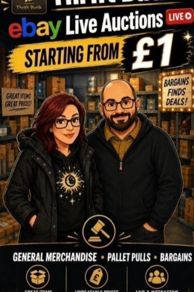 £1 Start Live Auctions – General Merchandise, Pallet Pulls & Bargains