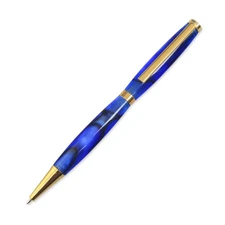 Slimline Pen Kit, Titanium Gold Finish, Single Kit, Legacy Woodturning