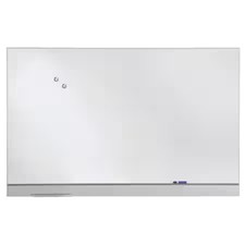 Iceberg 31260 Dry Erase Board, Steel, 46 In, 72 In, Aluminum Frame, White, Gloss